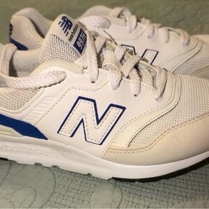 New Balance 997H Kids White and Blue Sneakers